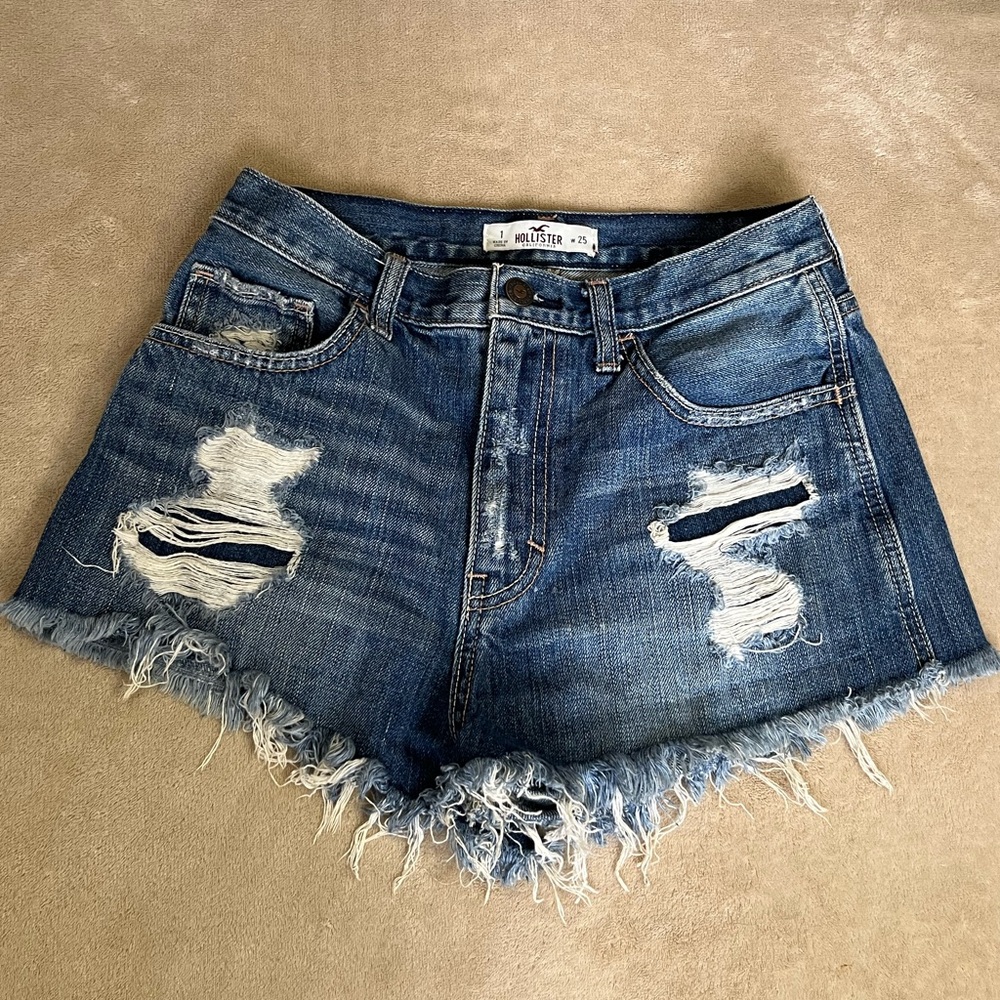 Hollister denim shorts